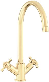 Смеситель для кухни E.C.A. Quadrille 102808488EX золото